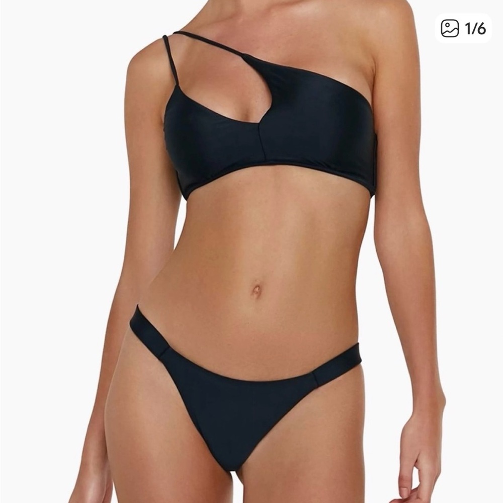 VIX Paula Hermanny Asymmetric Top Swim Suit NWT